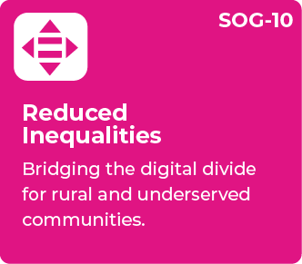 SDG 10 Reduced Inequalities bridging the digital divide for rural and underserved communities